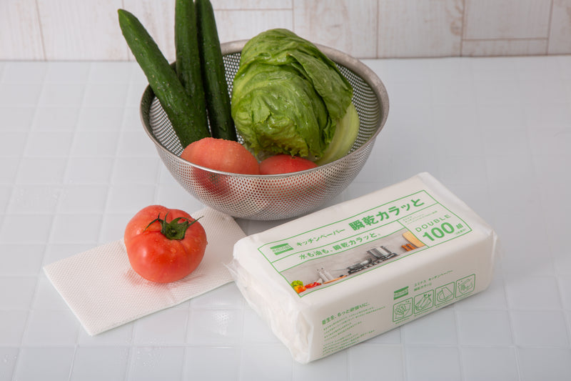 eminas kitchen paper "Instant dry dryness" 100 sets (2 stacks)