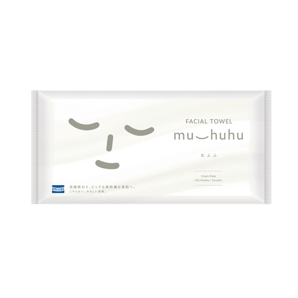 eminas 洗顔専用ペーパータオル mu‿huhu（ムフフ） 120組